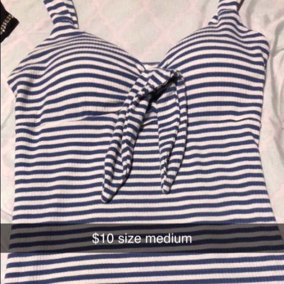 Blue stripped dress - Picture 1 of 1